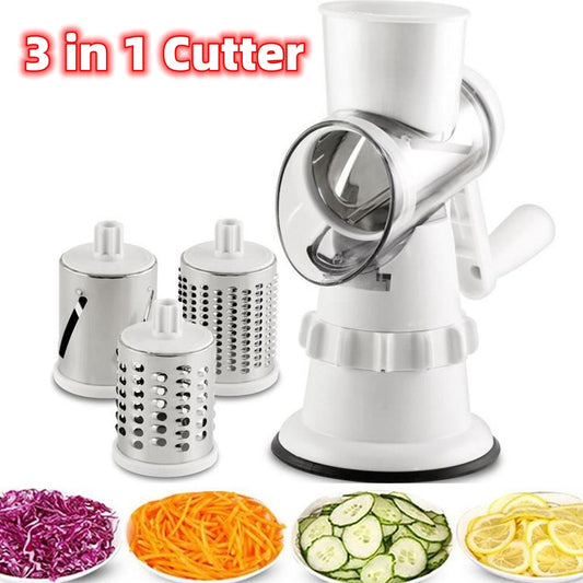 3 In 1 Manual Vegetable Slicer Kitchen Gadgets