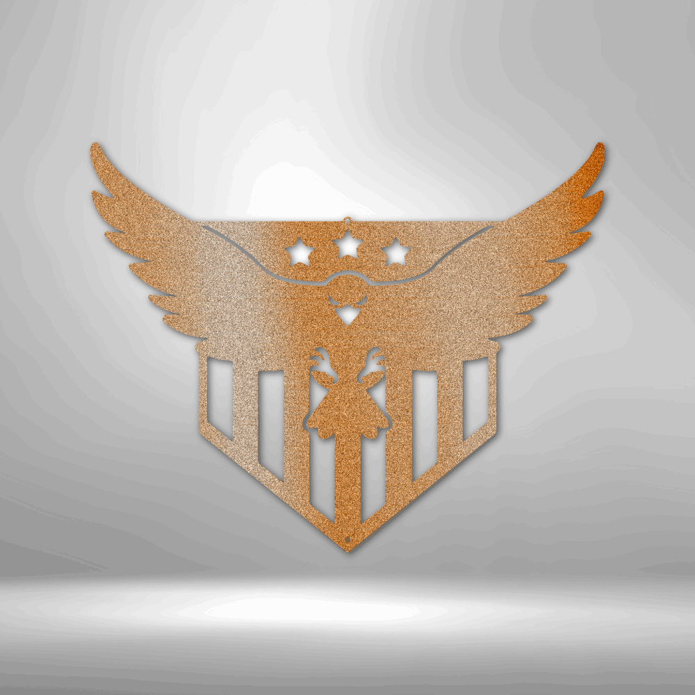 Majestic Eagle Steel Wall Sign