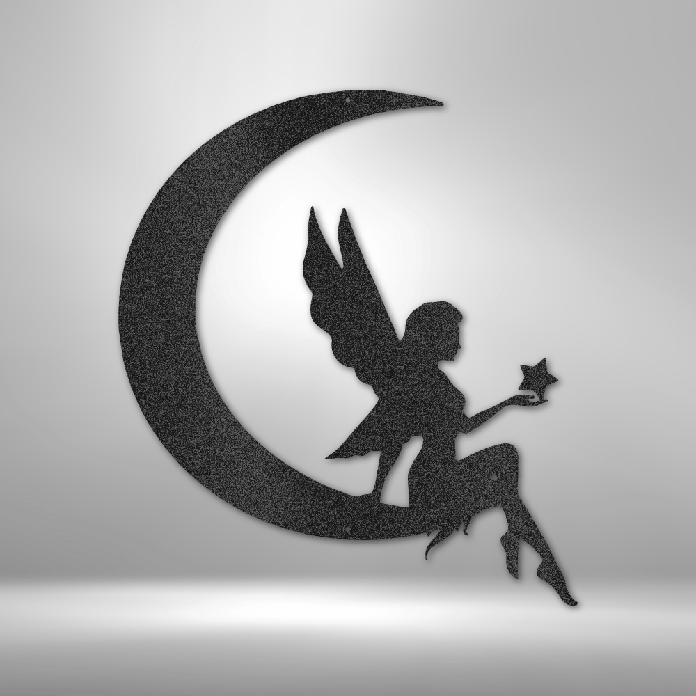 Fairy Dream Moon - Metal Wall Art