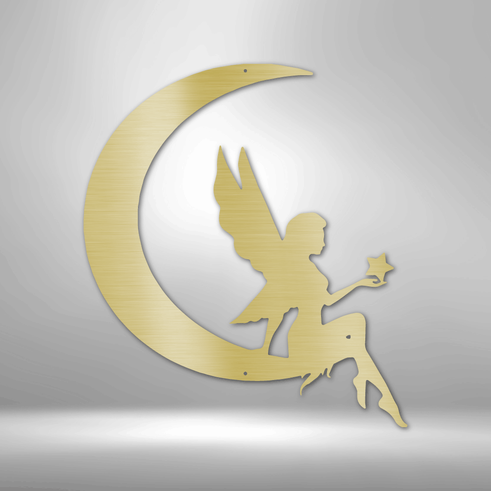 Fairy Dream Moon - Metal Wall Art