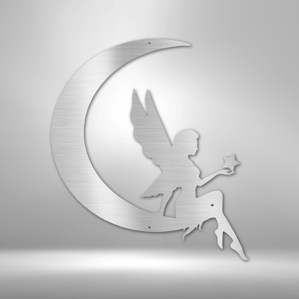 Fairy Dream Moon - Metal Wall Art