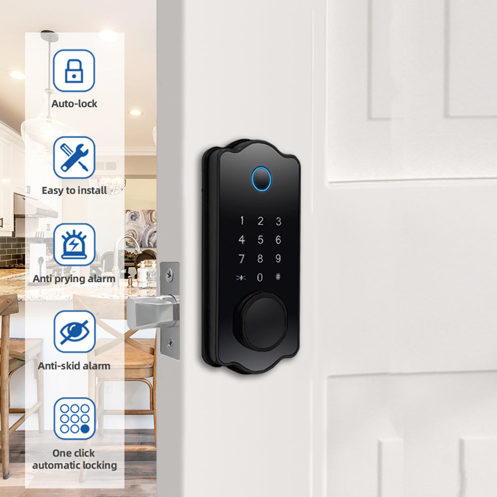 5 in 1 Smart Water Resistant Door Lock