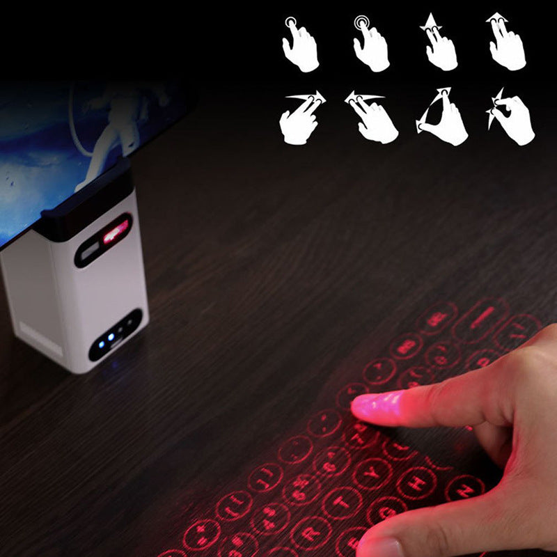 Laser Projection Virtual Keyboard And Mouse